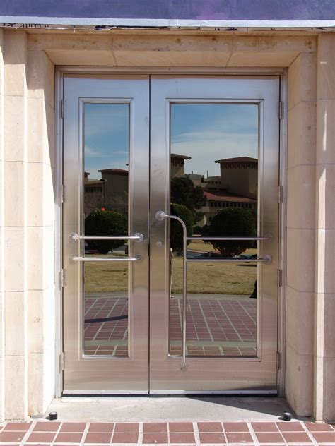 stainless steel metal doors